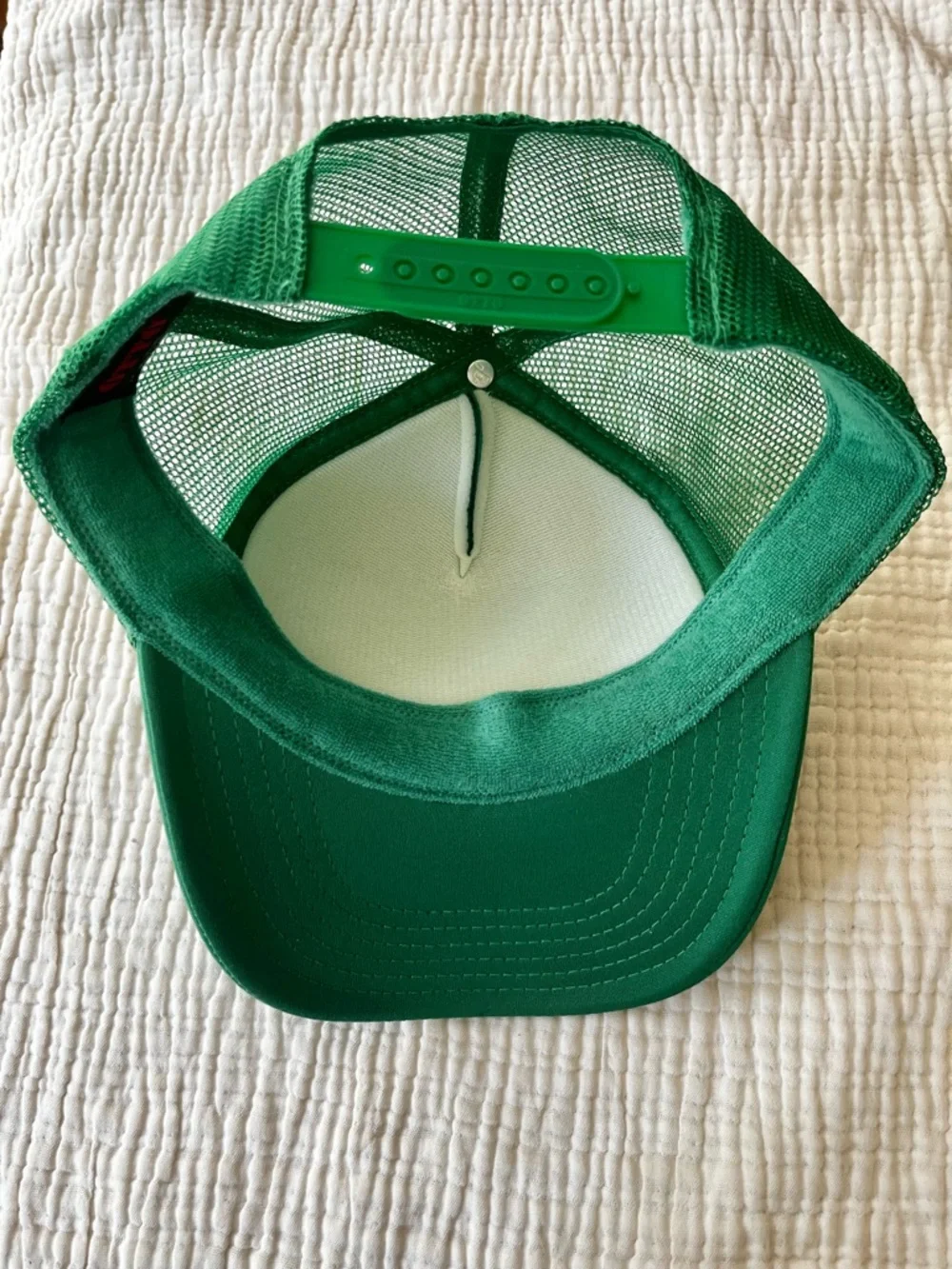 OTTO Green White Upsidr Down Charleston Trucker Hat Ball Cap